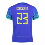Camiseta del Brasil Jugador Ederson M. 2ª Equipacion 2022