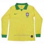 Camiseta del Brasil 1ª Equipacion Manga Larga 2019