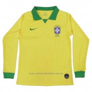 Camiseta del Brasil 1ª Equipacion Manga Larga 2019