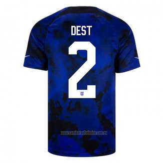 Camiseta del Estados Unidos Jugador Dest 2ª Equipacion 2022