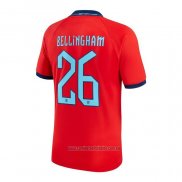 Camiseta del Inglaterra Jugador Bellingham 2ª Equipacion 2022