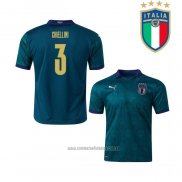 Camiseta del Italia Jugador Chiellini 3ª Equipacion 2020-2021
