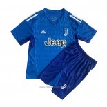 Camiseta del Juventus Portero Nino 2023-2024 Azul