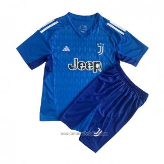Camiseta del Juventus Portero Nino 2023-2024 Azul