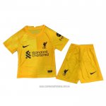 Camiseta del Liverpool Portero Nino 2021-2022 Amarillo
