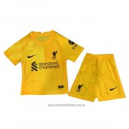 Camiseta del Liverpool Portero Nino 2021-2022 Amarillo