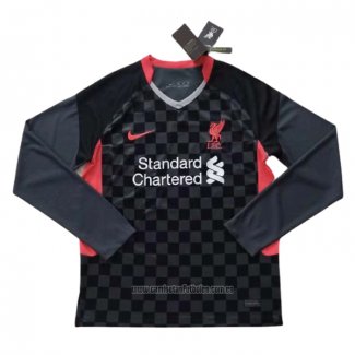 Camiseta del Liverpool 3ª Equipacion Manga Larga 2020-2021