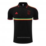 Camiseta Polo del Ajax 2022-2023 Negro