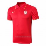 Camiseta Polo del Francia 2019-2020 Rojo