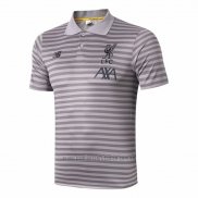 Camiseta Polo del Liverpool 2019-2020 Gris Claro