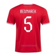 Camiseta del Polonia Jugador Bednarek 2ª Equipacion 2022