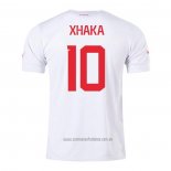 Camiseta del Suiza Jugador Xhaka 2ª Equipacion 2022
