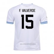 Camiseta del Uruguay Jugador F.Valverde 2ª Equipacion 2022