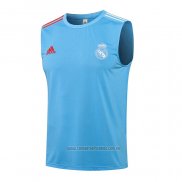 Camiseta de Entrenamiento Real Madrid Sin Mangas 2021-2022 Azul