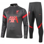 Chandal de Sudadera del Liverpool 2020-2021 Gris