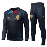 Chandal de Sudadera del Portugal 2022-2023 Negro