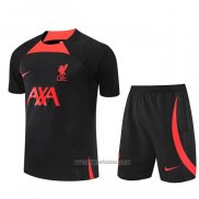 Chandal del Liverpool Manga Corta 2022-2023 Negro - Pantalon Corto