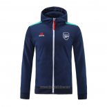 Chaqueta con Capucha del Arsenal 2021-2022 Azul