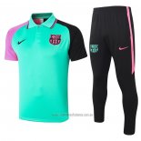 Conjunto Polo Barcelona 2020-2021 Verde