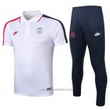 Conjunto Polo Paris Saint-Germain 2020-2021 Blanco