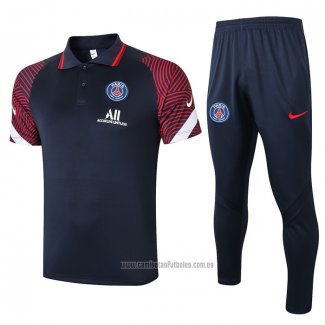 Conjunto Polo Paris Saint-Germain 2020-2021 Azul