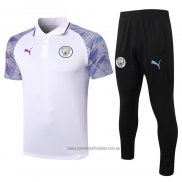 Conjunto Polo del Manchester City 2020-2021 Blanco