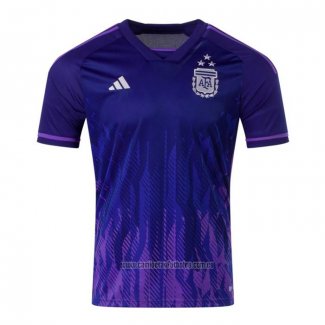 Camiseta del Argentina 3 Estrellas 2ª Equipacion 2022 (2XL-4XL)