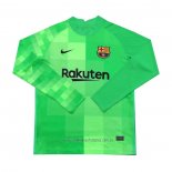 Camiseta del Barcelona Portero Manga Larga 2021-2022 Verde