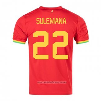 Camiseta del Ghana Jugador Sulemana 2ª Equipacion 2022