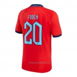 Camiseta del Inglaterra Jugador Foden 2ª Equipacion 2022