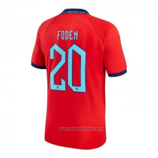 Camiseta del Inglaterra Jugador Foden 2ª Equipacion 2022