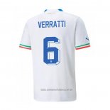 Camiseta del Italia Jugador Verratti 2ª Equipacion 2022