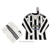 Camiseta del Juventus 1ª Equipacion Manga Larga Nino 2021-2022