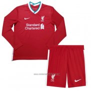 Camiseta del Liverpool 1ª Equipacion Manga Larga Nino 2020-2021