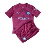 Camiseta del Manchester City Portero Nino 2022-2023 Rojo