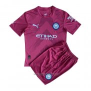 Camiseta del Manchester City Portero Nino 2022-2023 Rojo