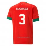 Camiseta del Marruecos Jugador Mazraoui 1ª Equipacion 2022