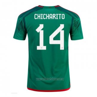 Camiseta del Mexico Jugador Chicharito 1ª Equipacion 2022