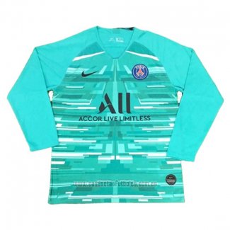 Camiseta del Paris Saint-Germain Portero Manga Larga 2019-2020 Azul