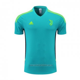 Camiseta de Entrenamiento Juventus 2022-2023 Azul y Verde