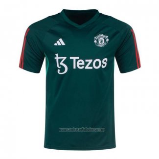 Camiseta de Entrenamiento Manchester United 2023-2024 Verde