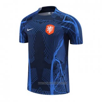 Camiseta de Entrenamiento Paises Bajos 2022-2023 Azul