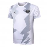 Camiseta de Entrenamiento Paris Saint-Germain Jordan 2020-2021 Blanco