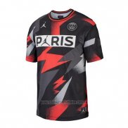 Camiseta de Entrenamiento Paris Saint-Germain Jordan BCFC Mesh 2019-2020 Gris Rojo