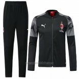 Chandal de Chaqueta del AC Milan N98 2019-2020 Negro