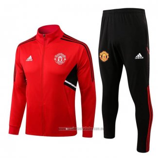 Chandal de Chaqueta del Manchester United Nino 2022-2023 Rojo