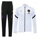 Chandal de Chaqueta del Paris Saint-Germain 2020-2021 Blanco