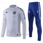 Chandal de Sudadera del Chelsea 2019-2020 Blanco