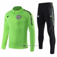 Chandal de Sudadera del Manchester City Nino 2019-2020 Verde