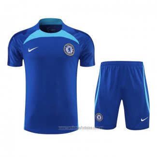 Chandal del Chelsea Manga Corta 2022-2023 Azul - Pantalon Corto